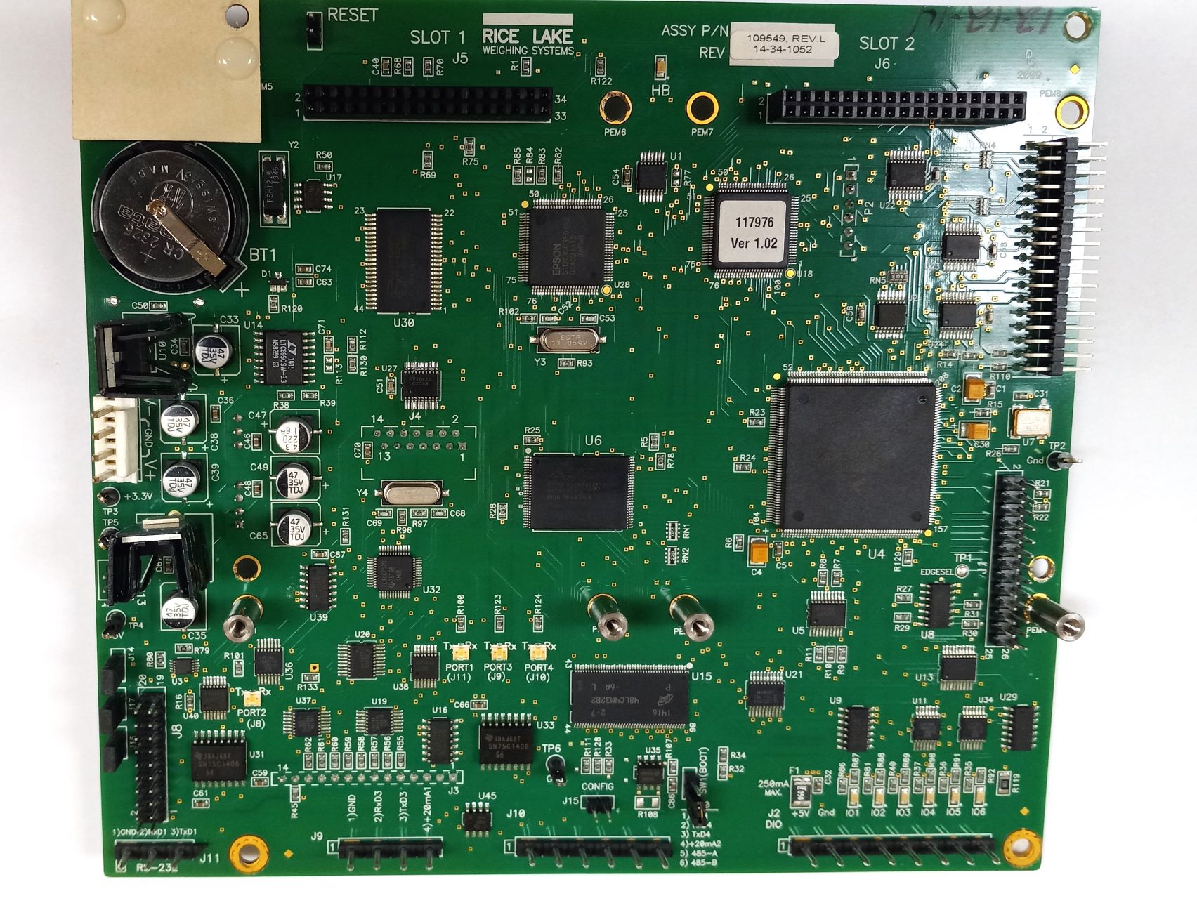 Rice Lake 920i CPU board